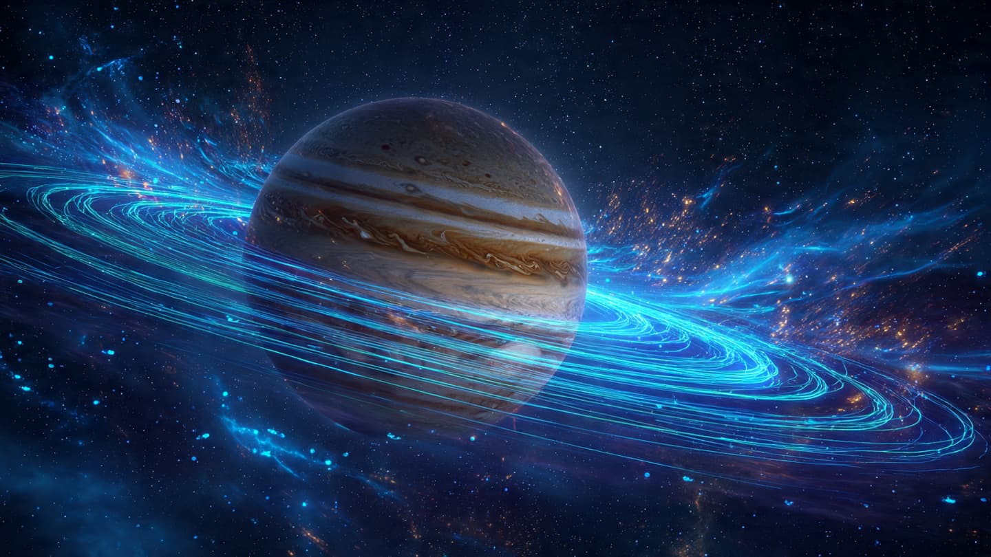 Jupiter's Invisible Power Reaches Almost the Speed of Light 