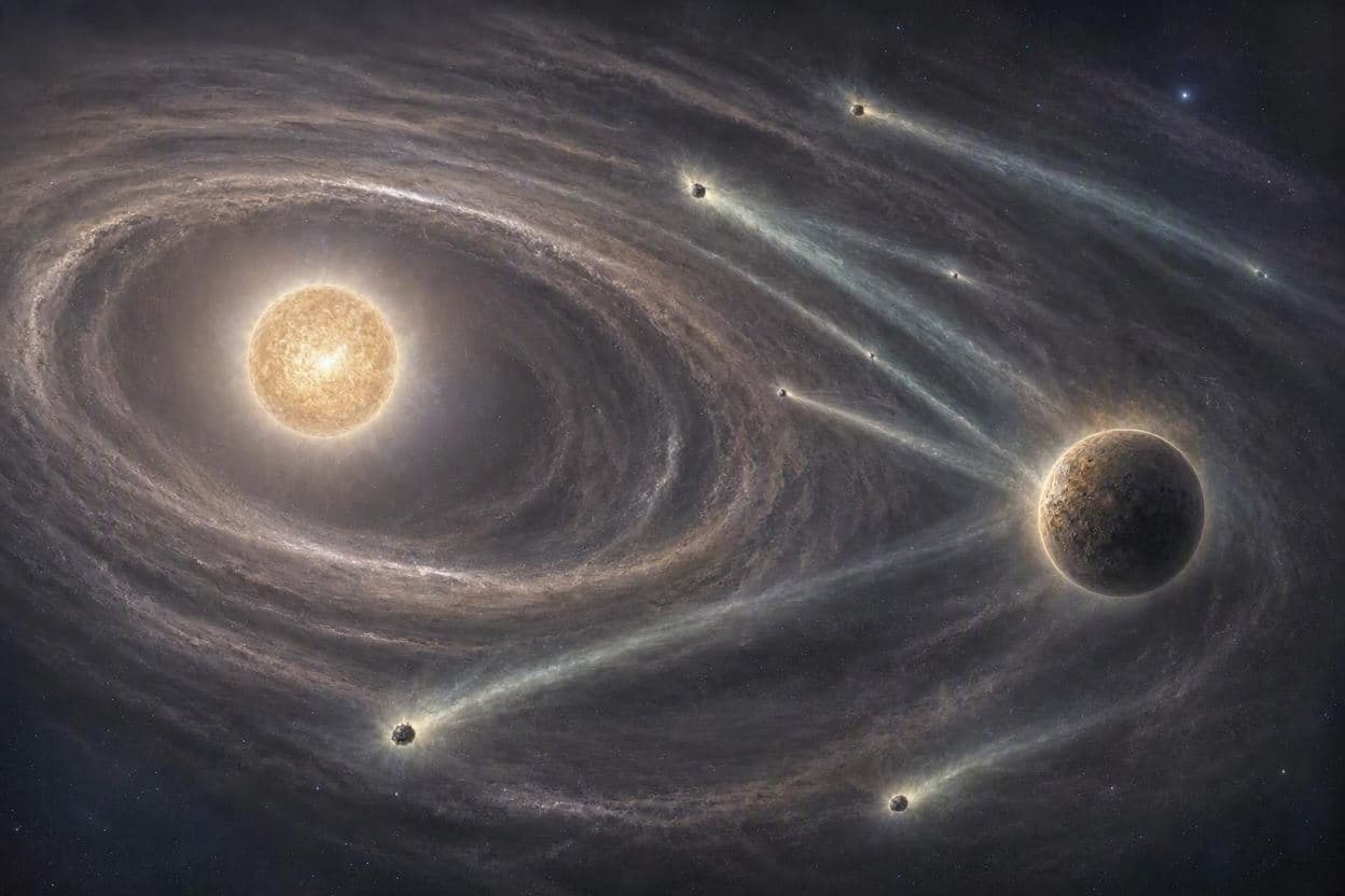 How young comets may have delivered water to early planets