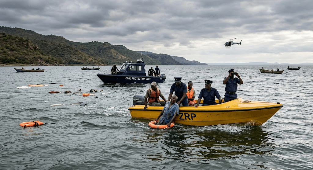 Tragedy on Lake Kariba: Overloaded Ferry Capsizes, Leaving at Least 15 Dead and Several Missing