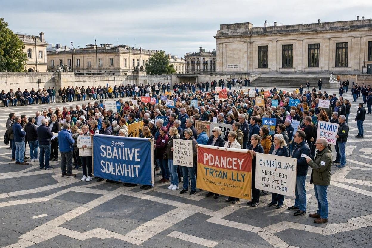 Thousands march to demand dignity for migrants.