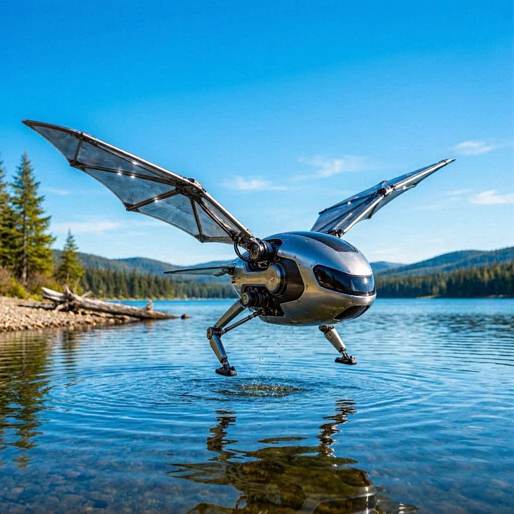 Wings and Fins: The Puffin-Inspired Robot
