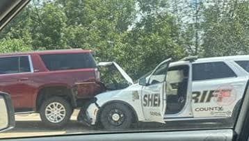 Multi-Vehicle Crash Blocks I-565 Exit in Huntsville; Geneva County Sheriff’s Vehicle Involved