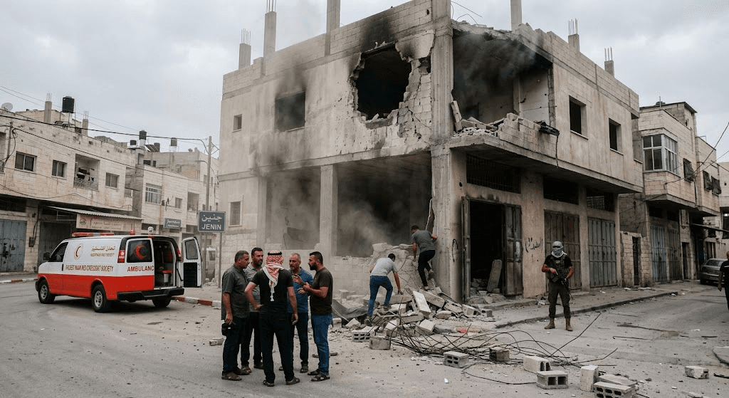 3 Palestinians Killed in West Bank Following Israeli Drone Strike in Jenin