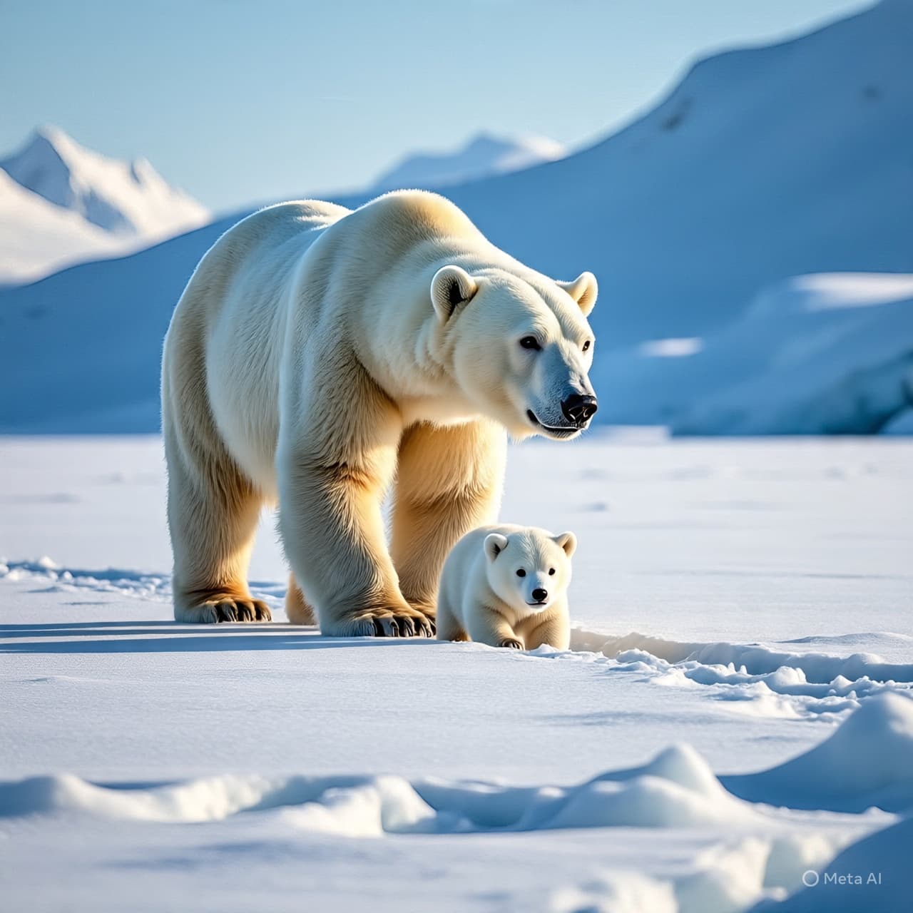 When Survival Makes Room for Care: A Rare Moment Among Polar Bears