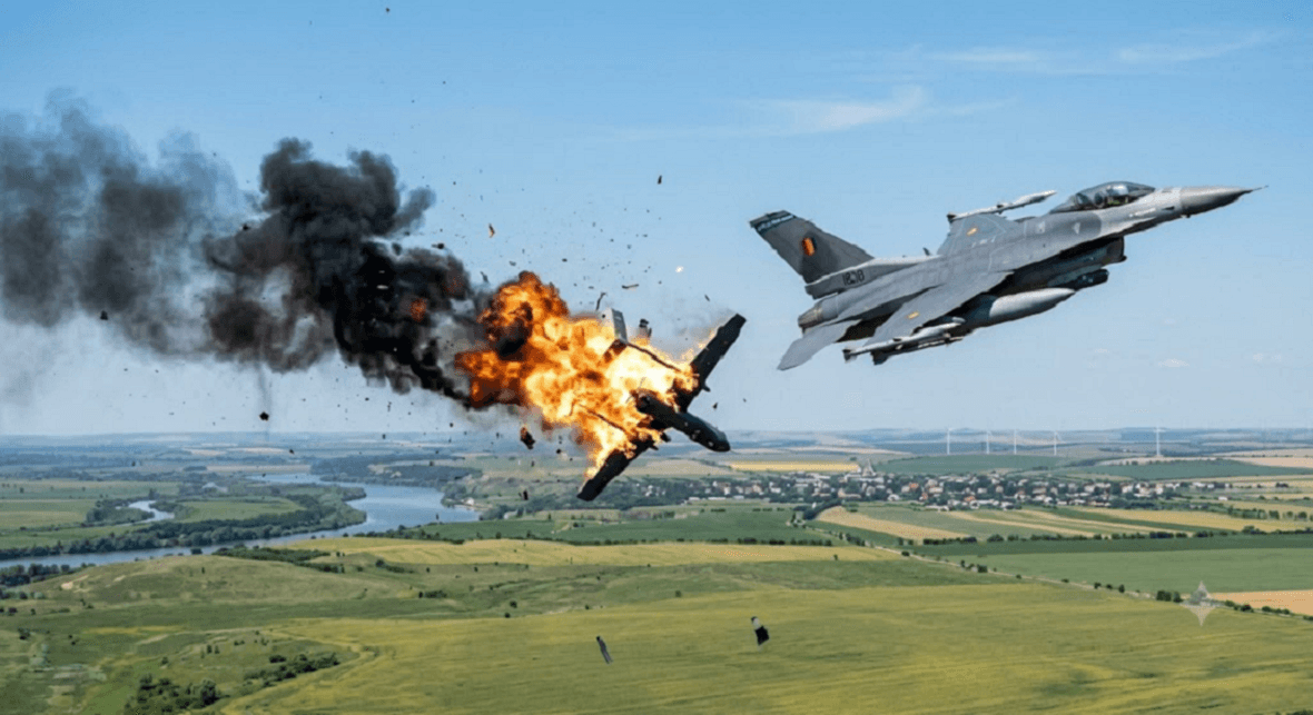 Airspace Breach: Romanian F-16 Jets Down Intrusion Drone in Historic First