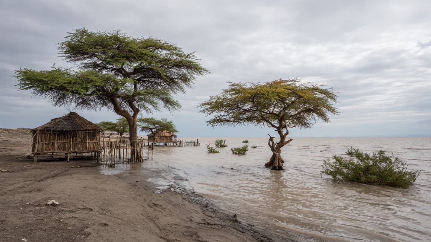 When a Desert Lake Grows Beyond Its Familiar Shoreline