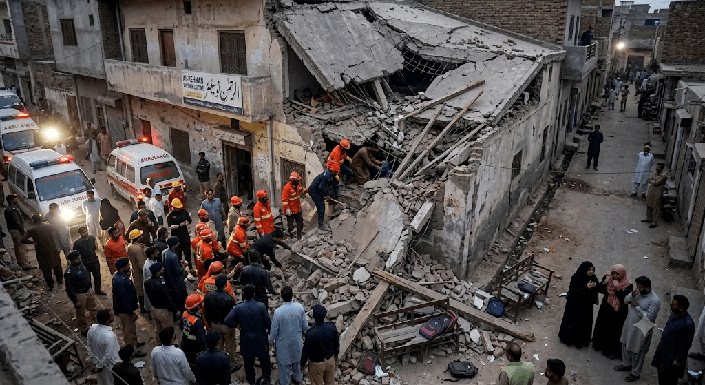 Pakistan Tuition Centre Tragedy: Roof Collapse Leaves At Least 14 Children Dead