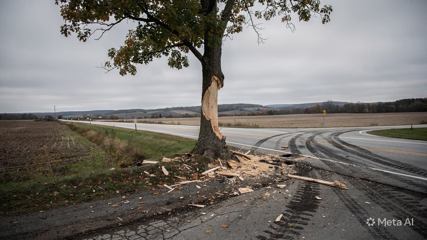 Fatal One-Car Crash: Driver Dies After Striking Tree on Albany Post Road in Shawangunk