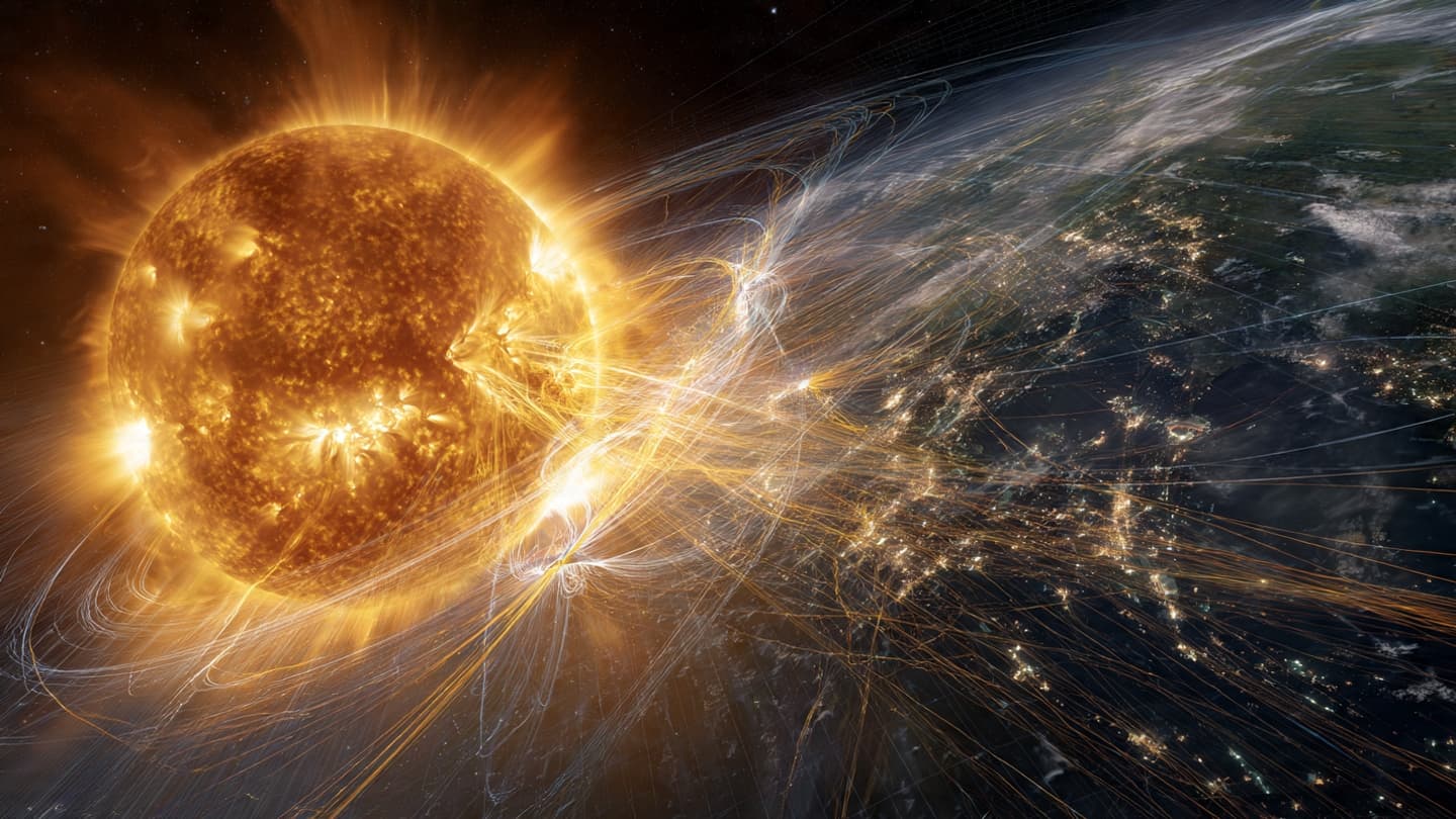 The Sun Rarely Touches Us, Yet It Can Reach Our Wires