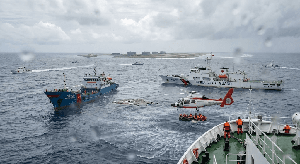 Race Against Time: 23 Missing After Vietnamese Cargo Vessel Sinks Near Kagitingan Reef