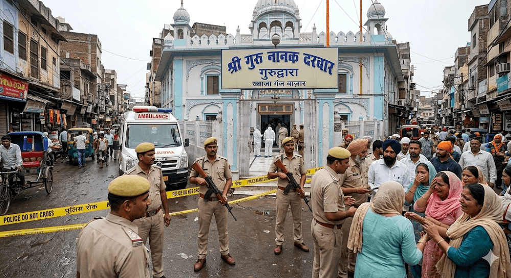Tragedy in Khwaja Ganj: Husband and Wife Shot Dead Inside Gurdwara by Unidentified Gunman