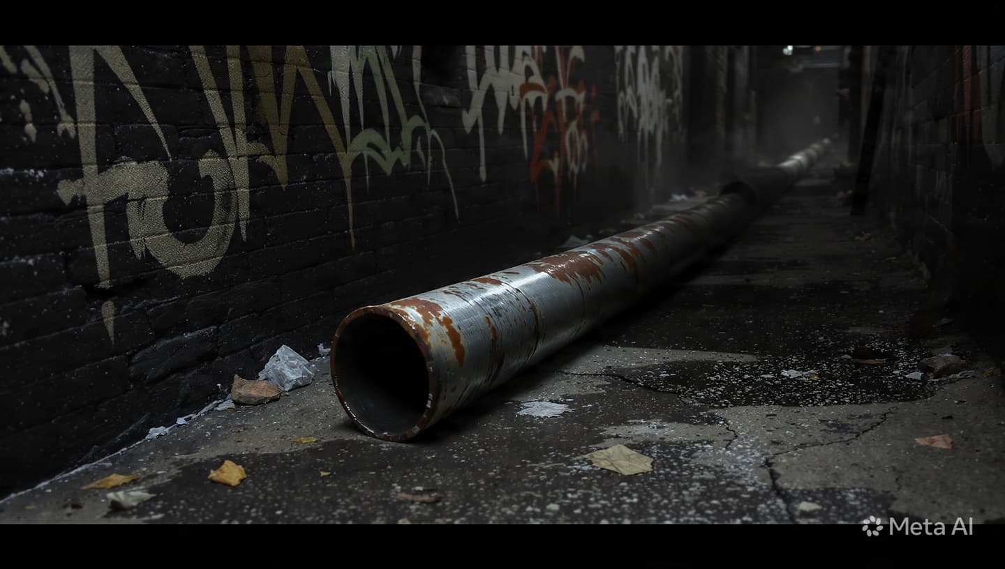 When the Silver Pipe Tells a Story: Reflections on a Quiet Afternoon in the Alley