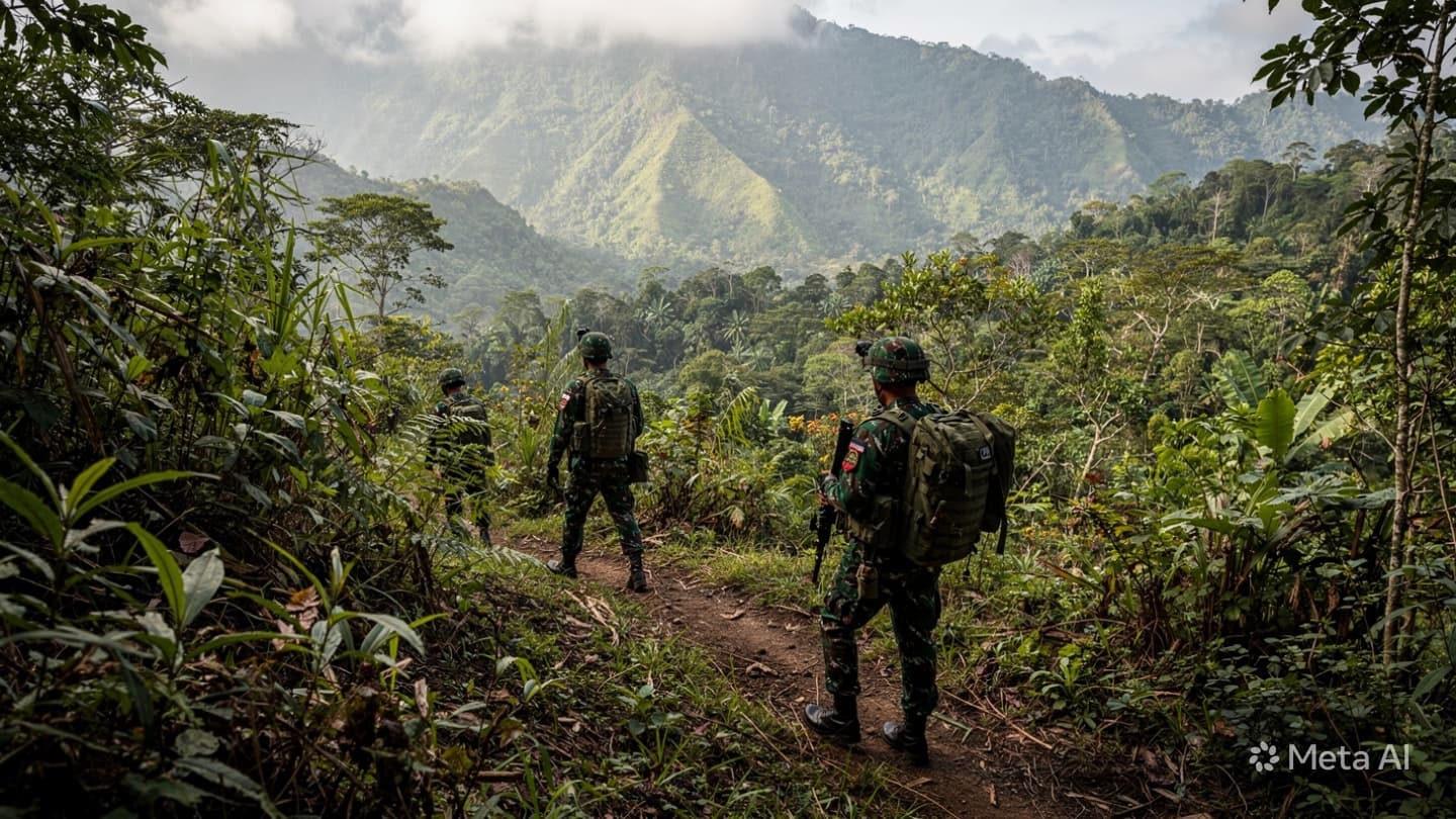 Fatal Engagement in Papua: One TNI Soldier Killed Following Clashes With Armed Criminal Group