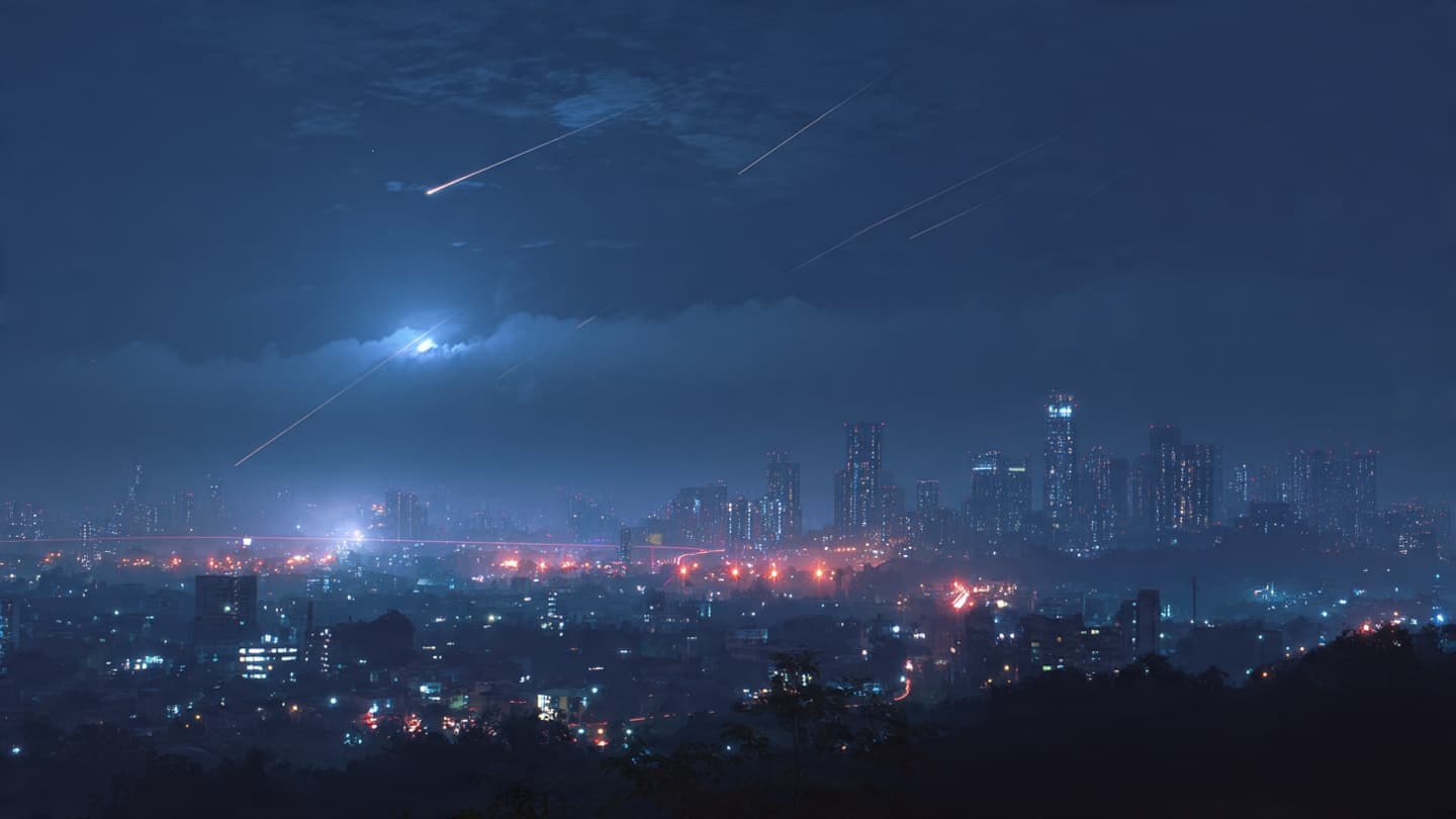The Night Sky Becomes a Theater of Conflict