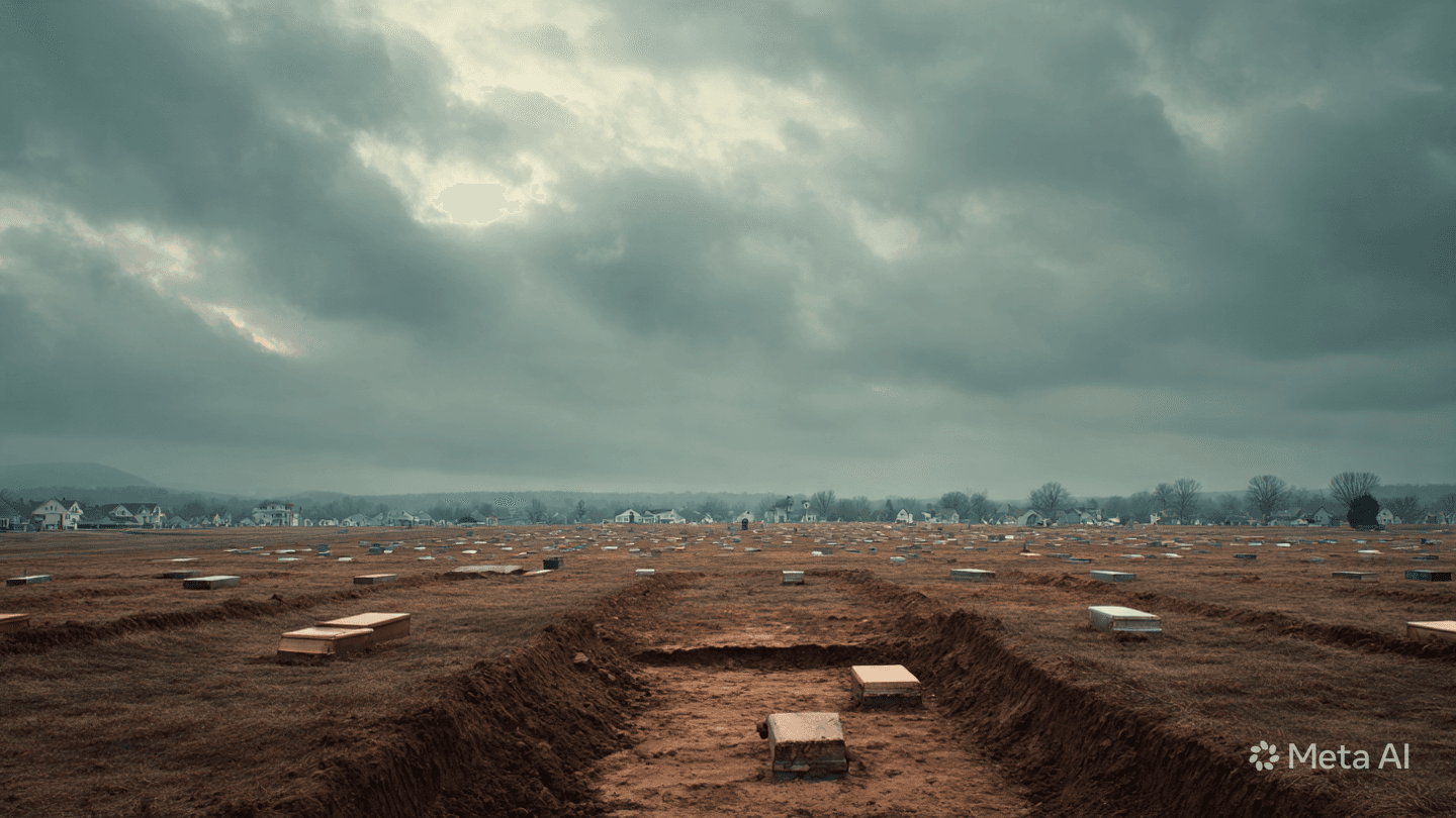 Where Silent Rows Of Earth Accumulate: Marking The Quiet Toll Of A Long Winter Night