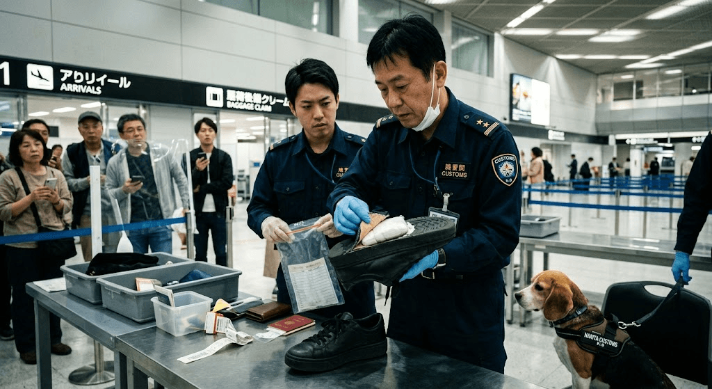 Foiled at the Terminal: 5 Malaysians Caught with Cocaine Hidden in Their Shoes at Tokyo Airport