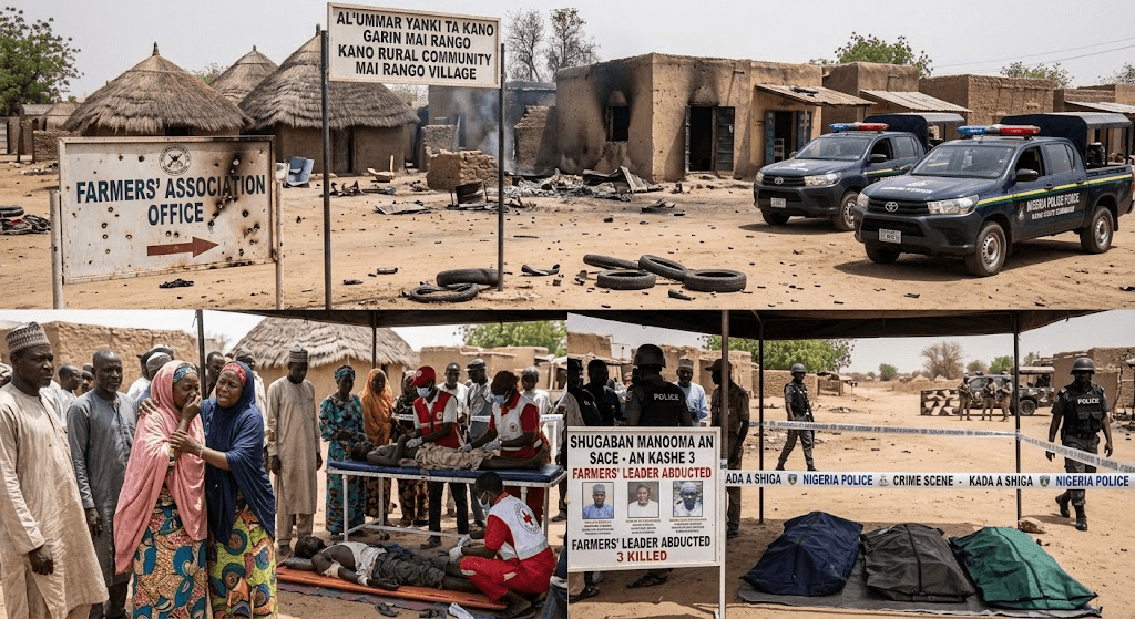 Tragedy in Kano: Bandits Rampage Village, Killing 3 and Kidnapping Farmers' Leader