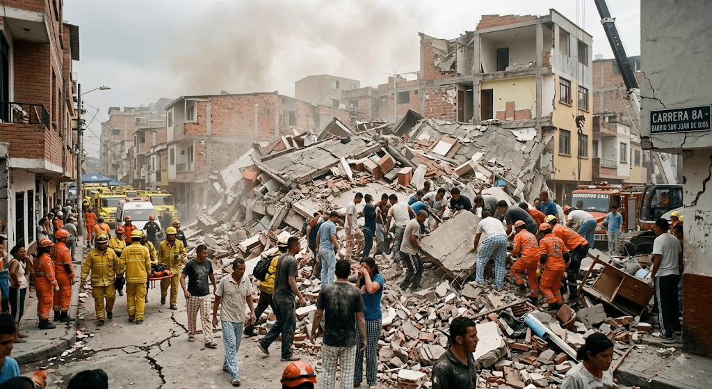 111 Dead as Massive 7.4 Earthquake Rattles Colombia, Leaving Trail of Destruction