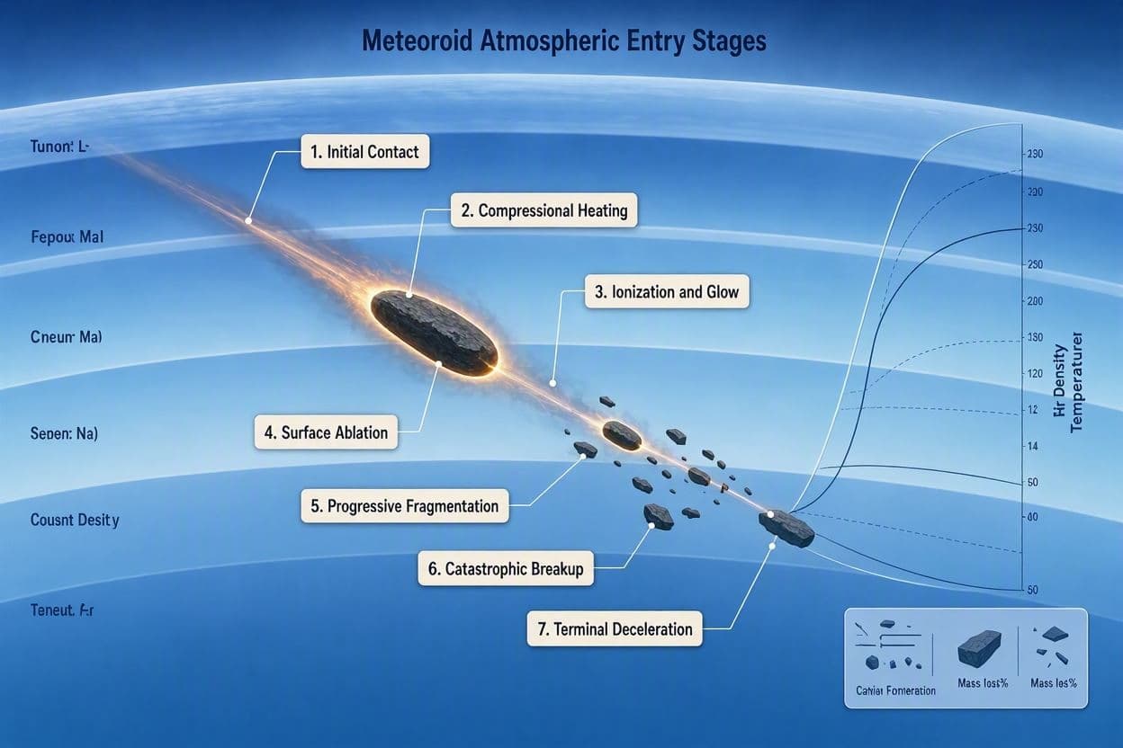 A Guided Fall: The Structured Path of Space Rocks to Ground