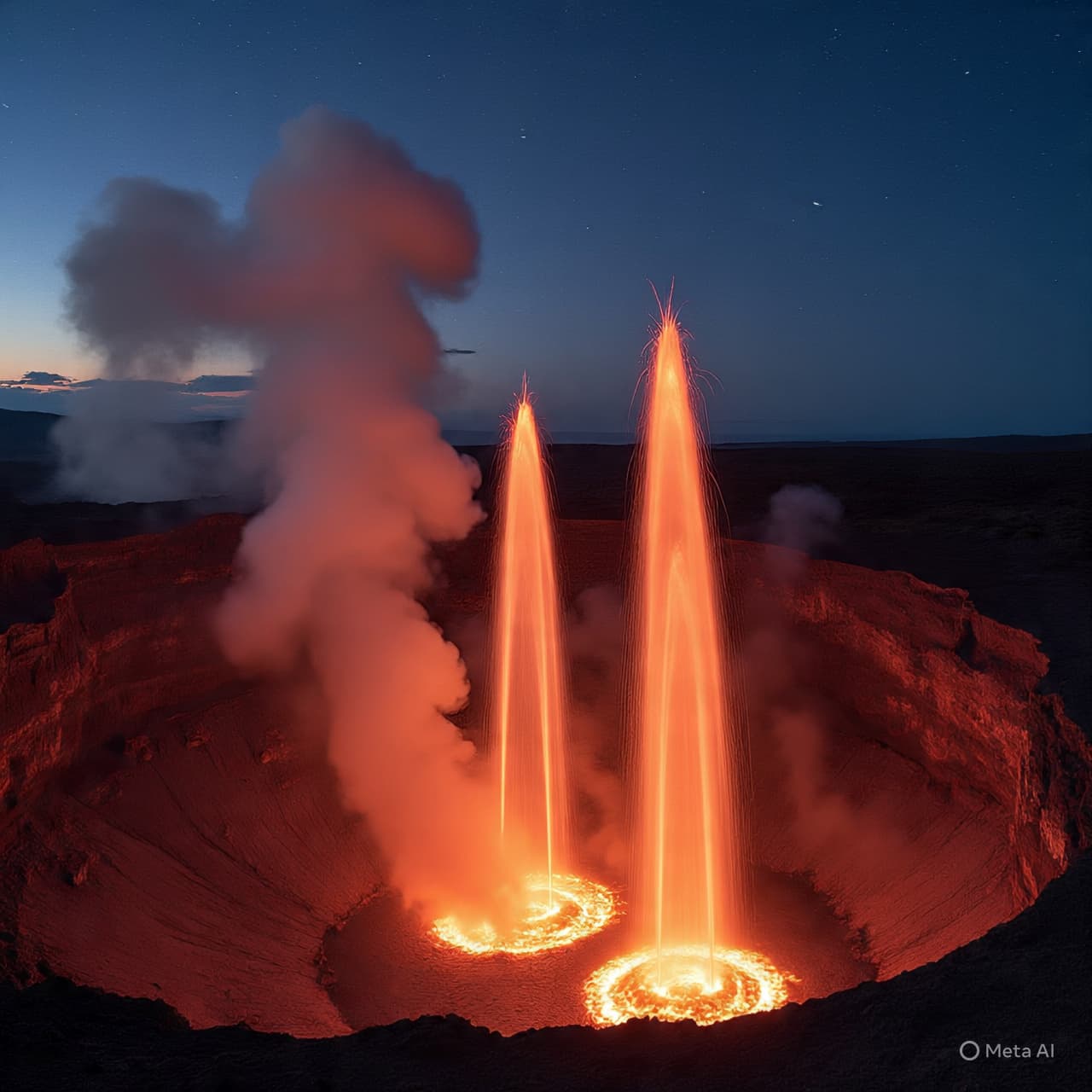 When Three Flames Rise: Kīlauea’s Triple Lava Fountain Returns to Life