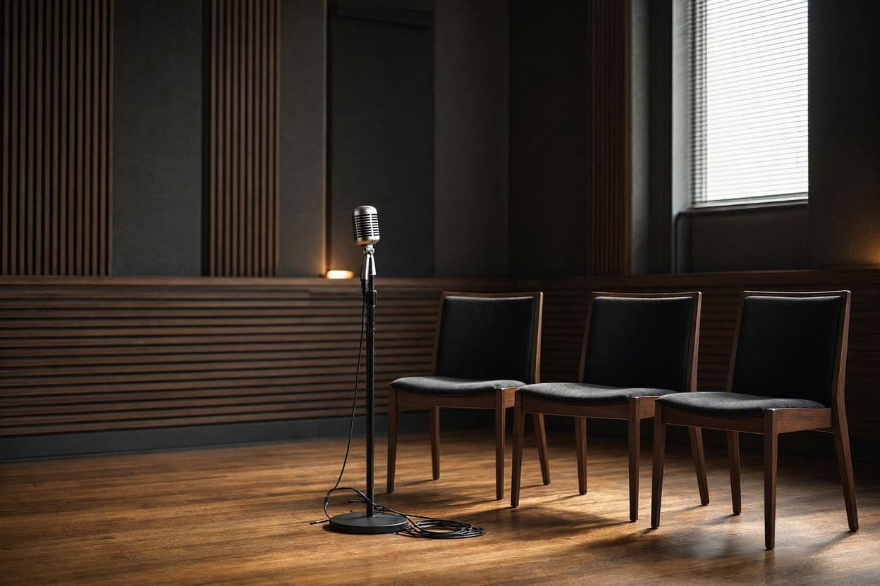In a room of silence, the creators found their loudest voice.
