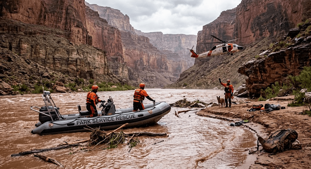 Search and Rescue Underway in Grand Canyon After Devastating Flash Flood Leaves Over 20 Missing