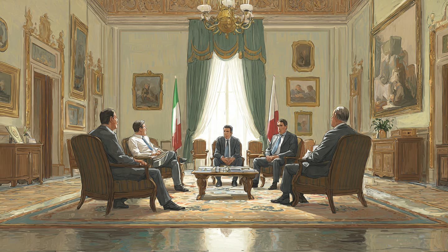 Diplomacy Smiles in Rome While Political Storms Still Gather at Home.