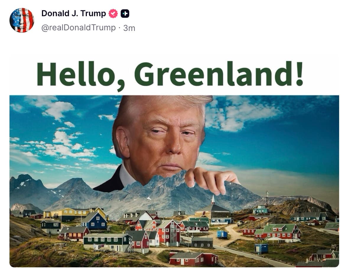 HELLO, GREENLAND! TRUMP-THEMED POST REIGNITES GLOBAL DEBATE OVER ARCTIC POWER AND STRATEGIC INFLUENCE