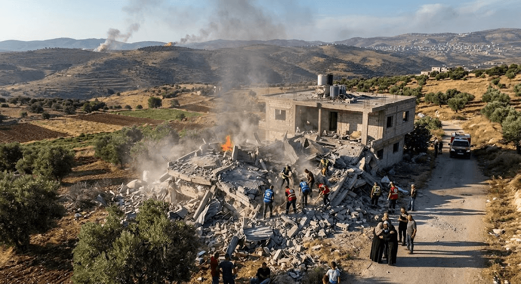 Israeli Airstrikes Kill 7 in South Lebanon as Regional Violence Escalates