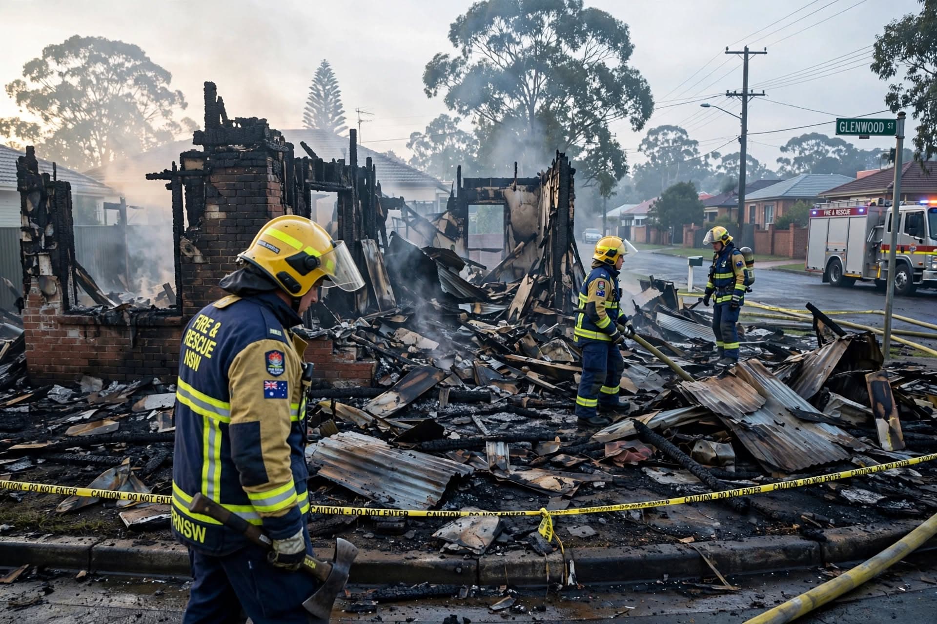 Two Children Dead After House Fire Engulfs Home In Western Sydney, Community Mourns, Support Offered