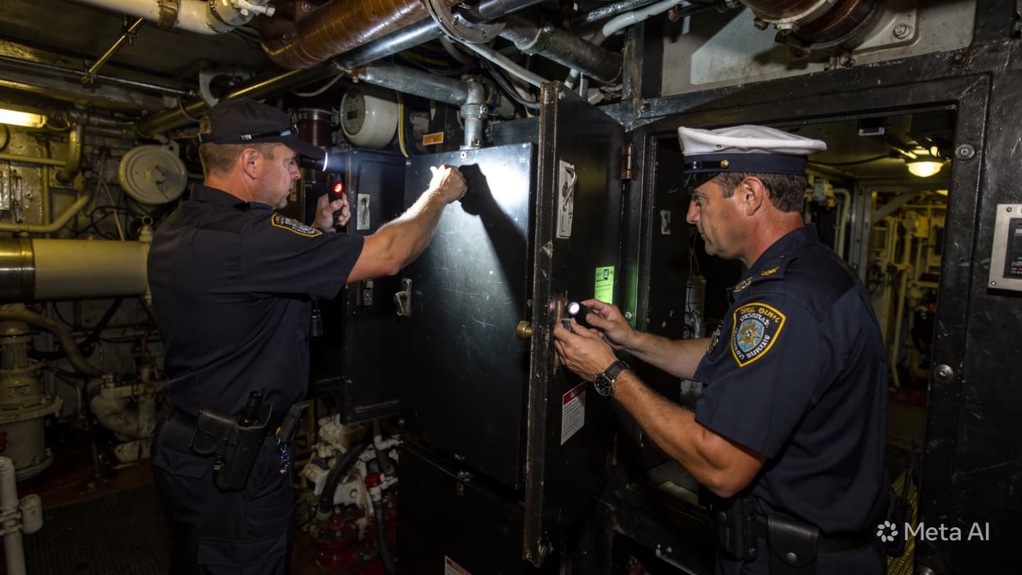Beneath the Deck of the Maritime Ship, The Silent Uncovering of Contraband