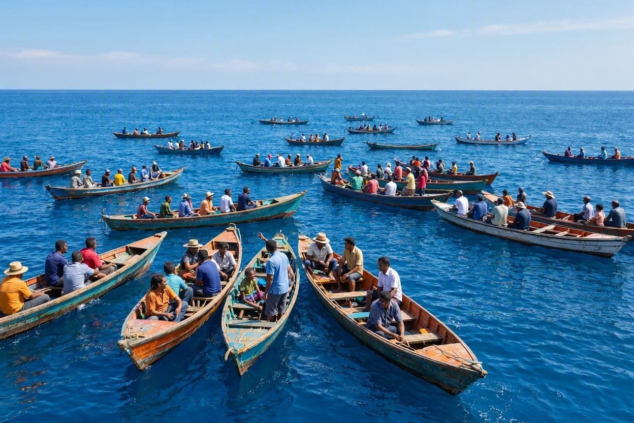 Yemenis flee across Red Sea amid escalating conflict