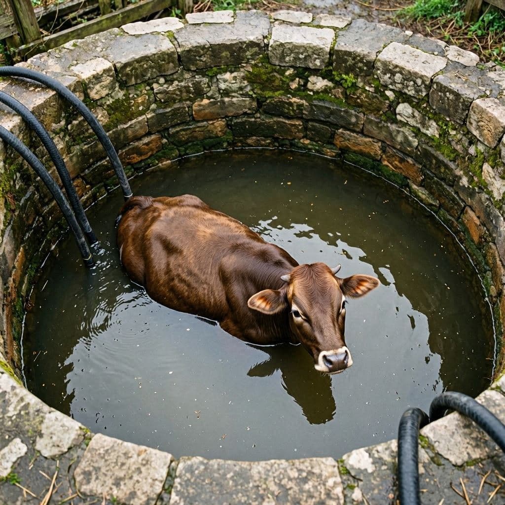 Buoyancy and Bravery: How Firefighters Rescued a Trapped Cow