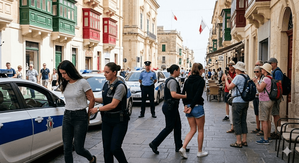 Sleight of Hand in Valletta: Two Women Arrested in Major Pickpocketing Crackdown