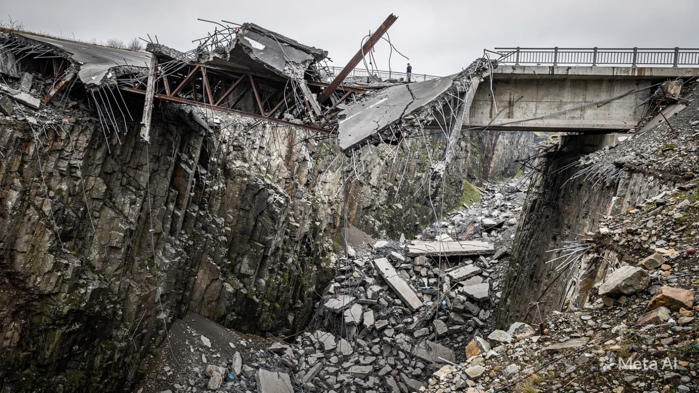 Infrastructure Failure: Two Confirmed Dead After Partial Bridge Collapse in Earthquake-Ravaged Northern Venezuela Today