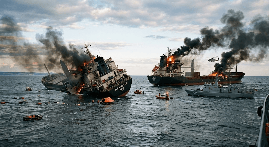 Black Sea Escalation: Drones Strike Two Merchant Vessels Off Bulgaria