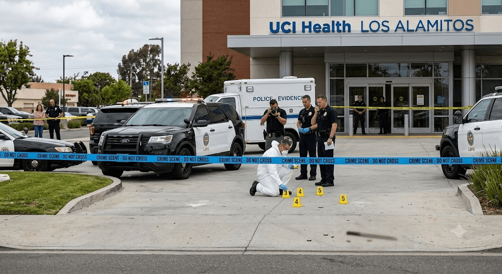 From Road Rage Chase to Hospital Lockdown: Machete-Wielding Suspect Shot by Police in Los Alamitos