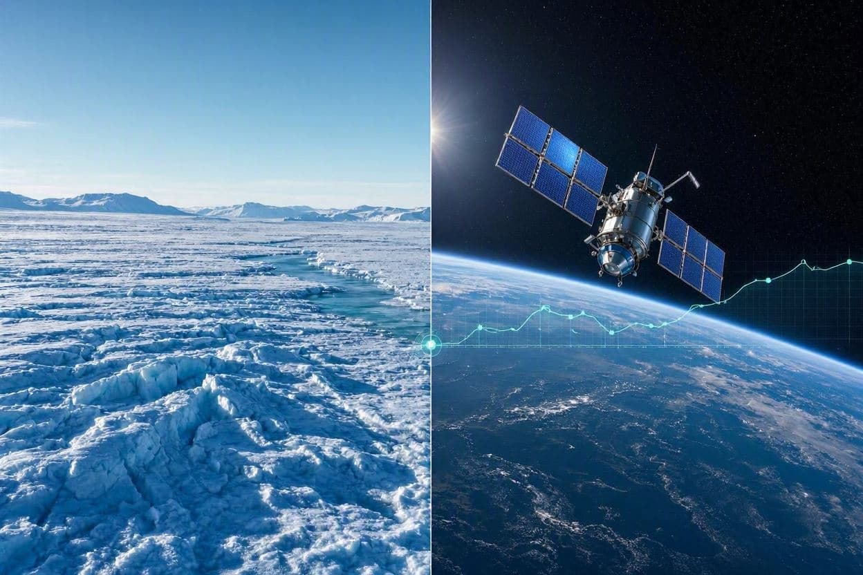 Twelve trillion tons of ice vanish from Earth’s polar caps 
