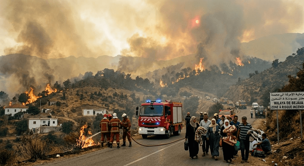 Deadly Algeria Wildfires Kill at Least 12 as Heatwave Intensifies