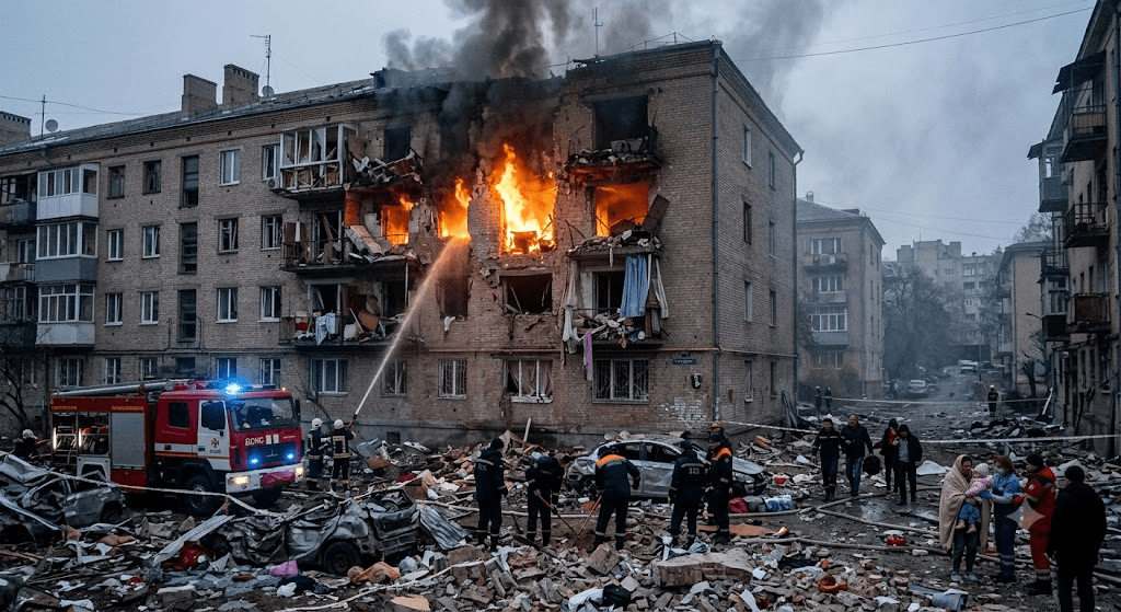 Lviv Under Fire: 31 Injured, Including 3 Children, After Devastating Russian Missile Attack