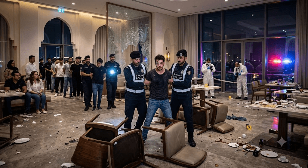 Midnight Mayhem: 25 Arrested After Mass Brawl Tears Through Luxury Doha Restaurant