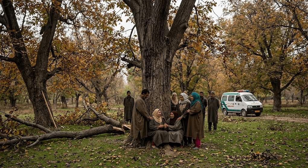 Tragic Harvest: Two Dead After Falling from Walnut Trees in Budgam and Shopian