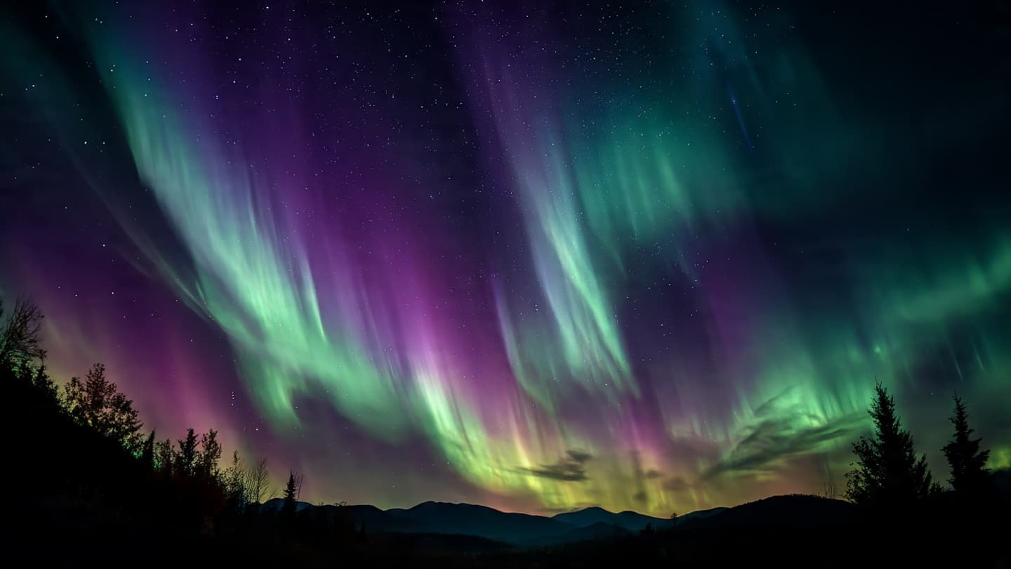 When the Sun Sends Light That Turns Night Into Motion