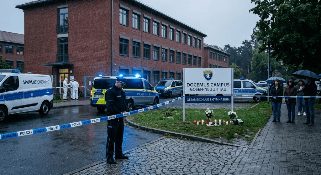 Tragedy Near Berlin: 2 Dead in Violent School Incident in Gosen-Neu Zittau