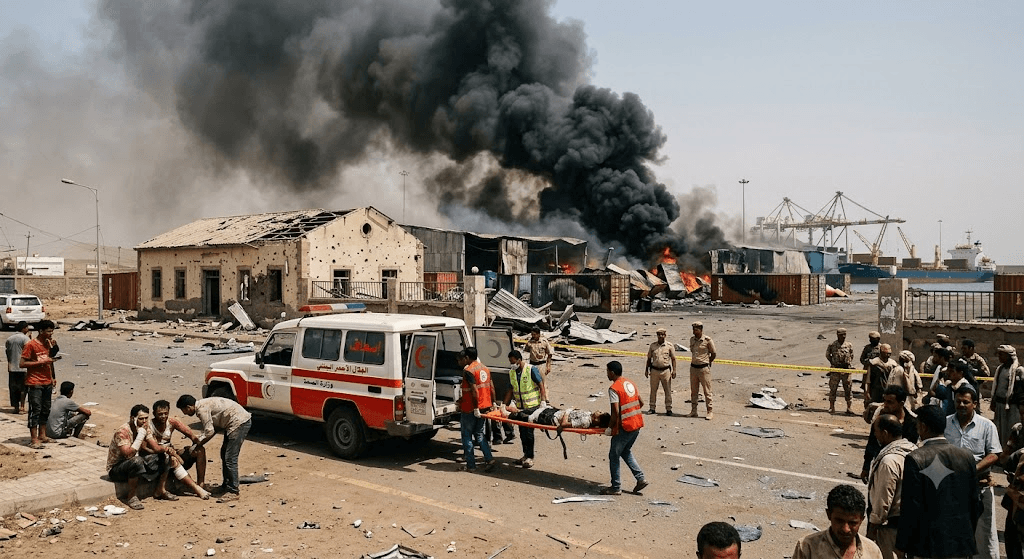 7 Dead, 30 Wounded in Devastating Houthi Attack on Port City of Mocha