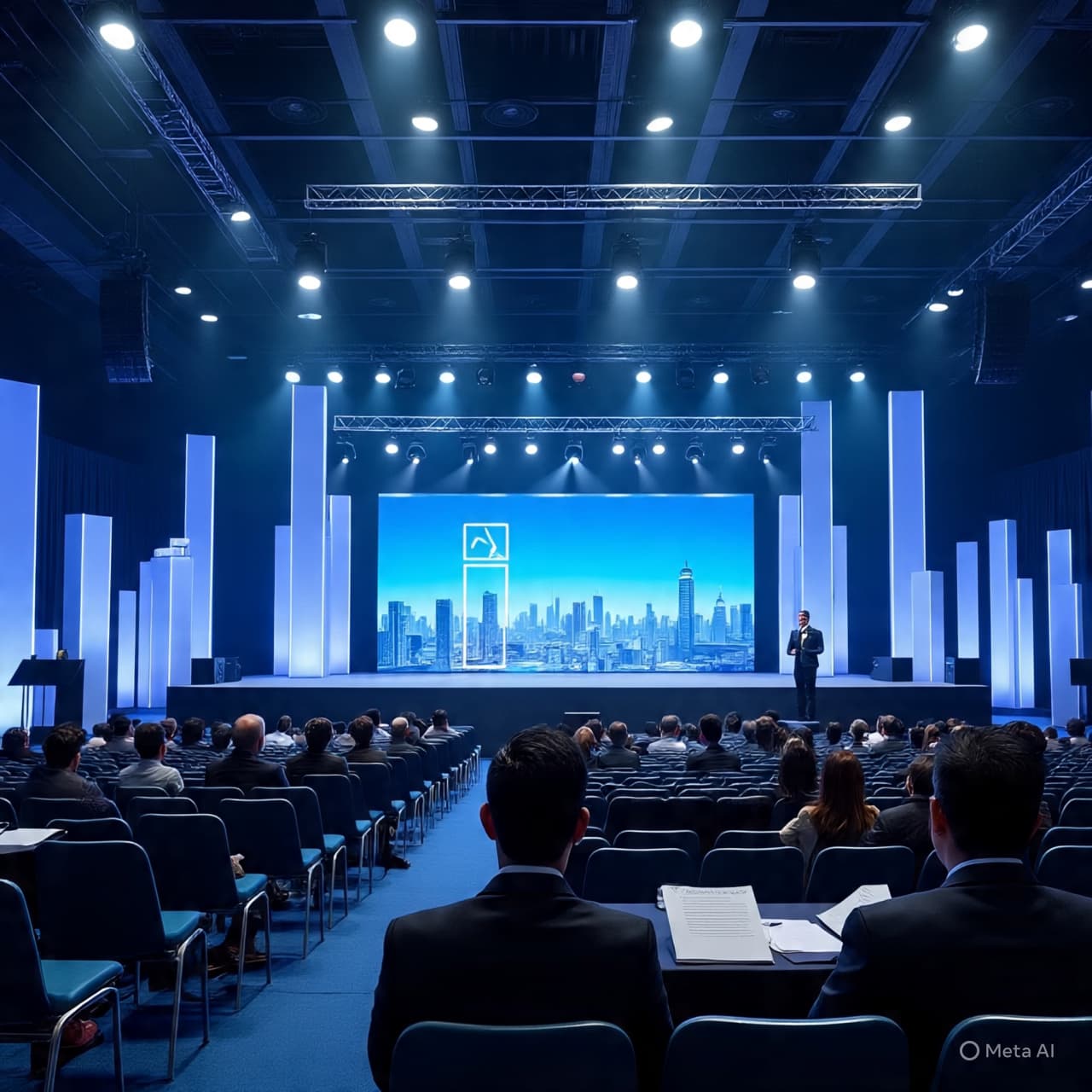 Robo-Dogs and Empty Chairs: The Human Side of a High-Tech Stage