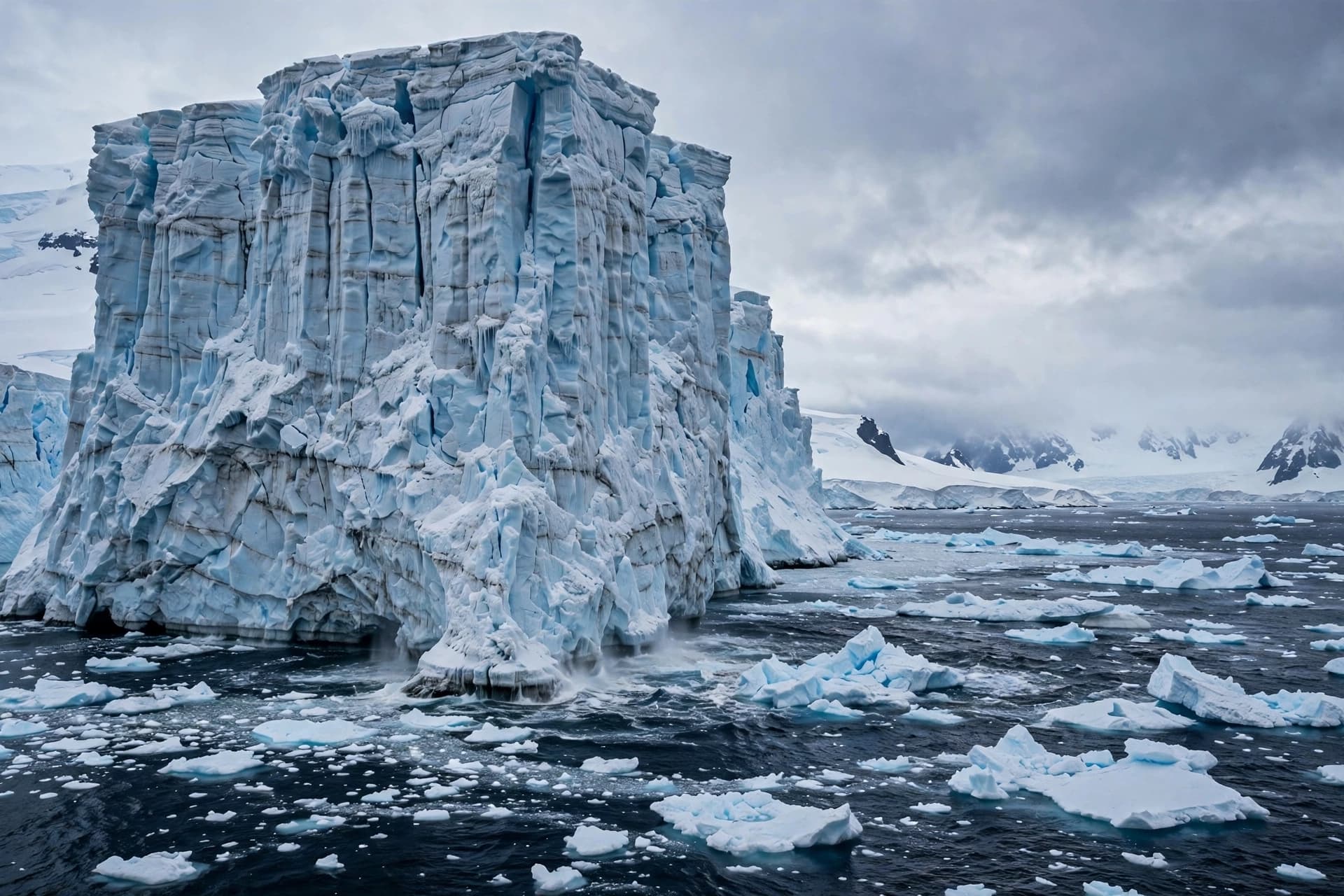 Antarctica's Ice Cliffs Collapse Faster, Then Stabilize. That Matters
