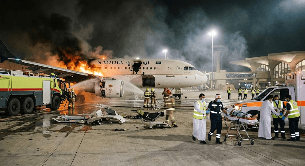 Tragedy at Riyadh Airport: 3 Saudis Killed in Pair of Deadly Attacks on King Khalid International