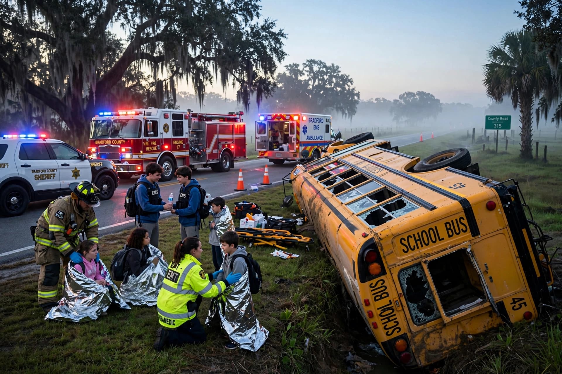 10th-Grade Student Killed in Florida School Bus Crash