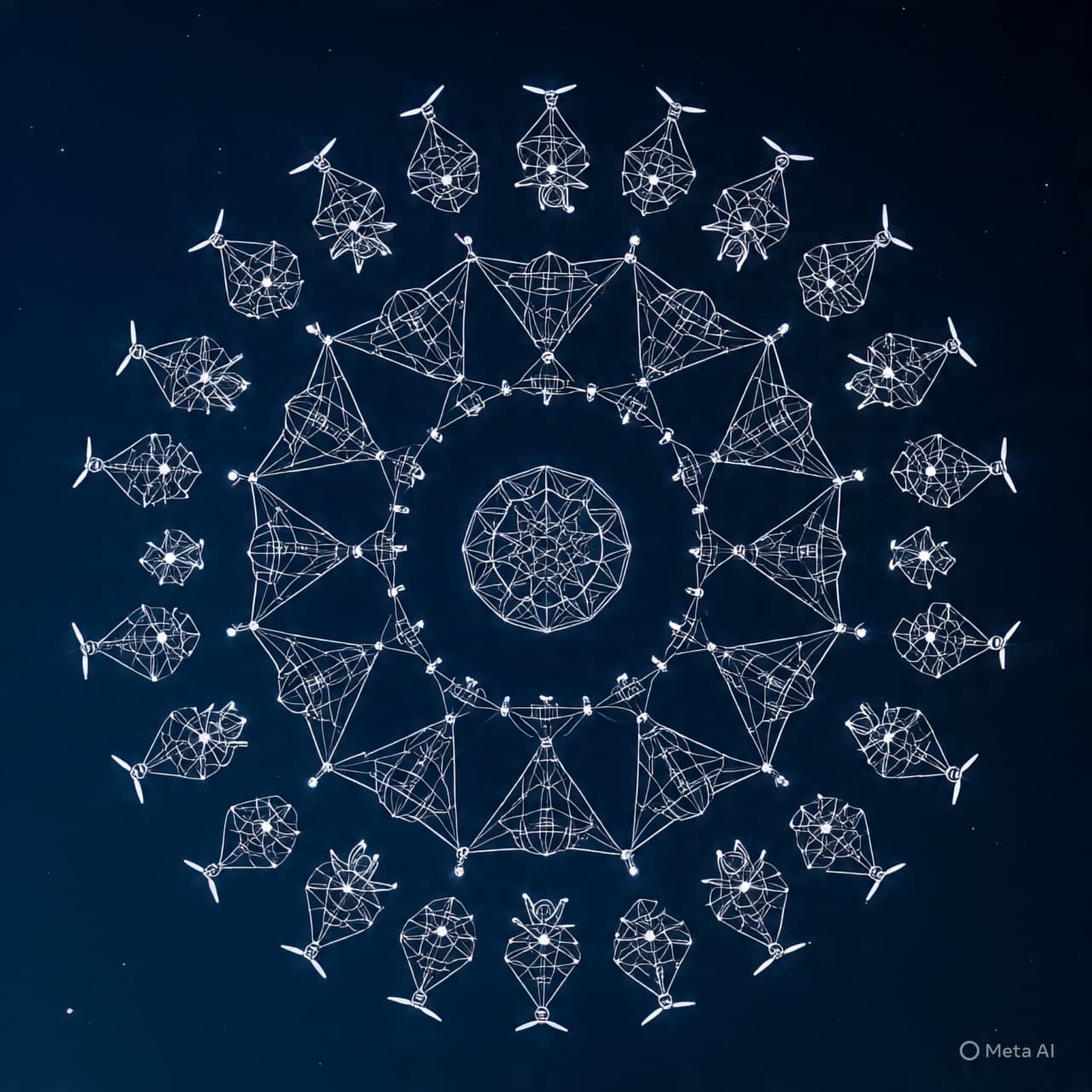 When the Night Takes Flight: China’s 15,947 Drones Paint the Sky